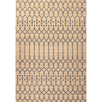 Ourika Moroccan Geometric Textured Weave Indoor/outdoor Area Rug
